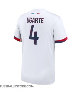 Günstige Paris Saint-Germain Manuel Ugarte #4 Auswärtstrikot 2024-25 Kurzarm